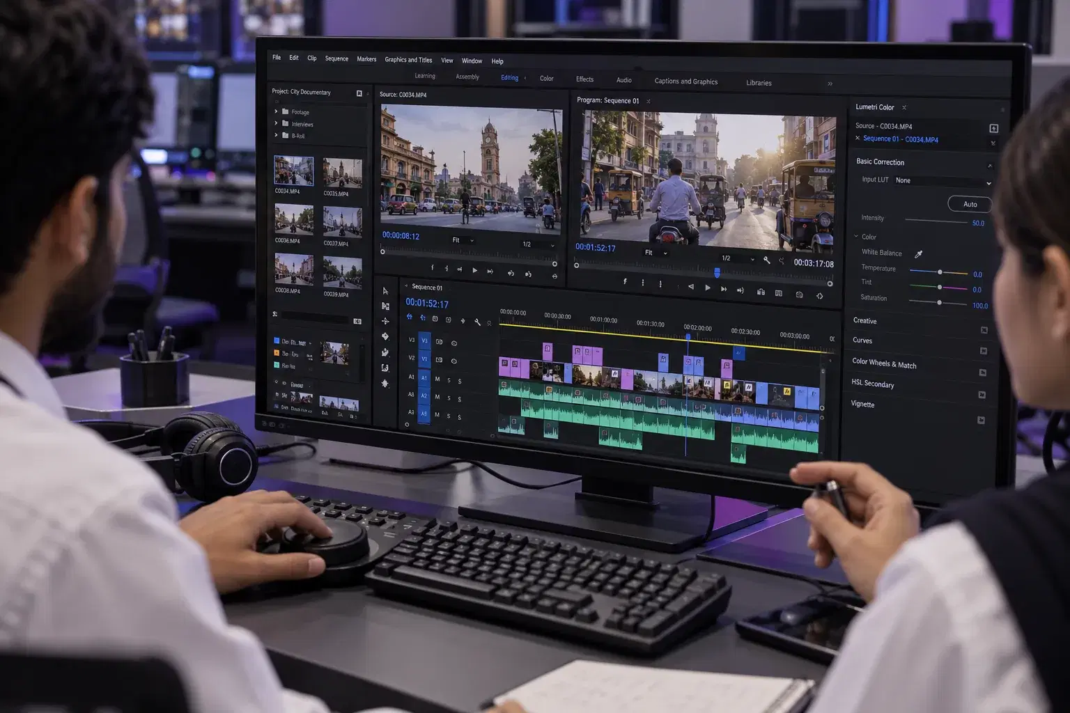 Video Editing course illustration